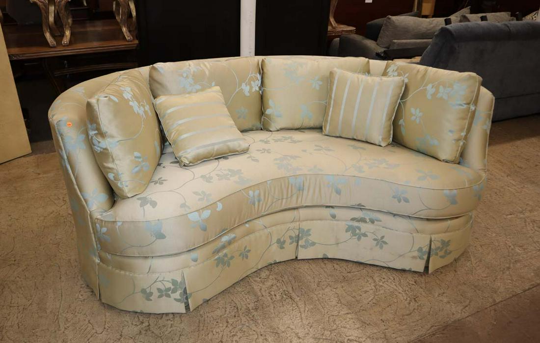 Thomasville arched sofa settee with pillows (1 of 5)
