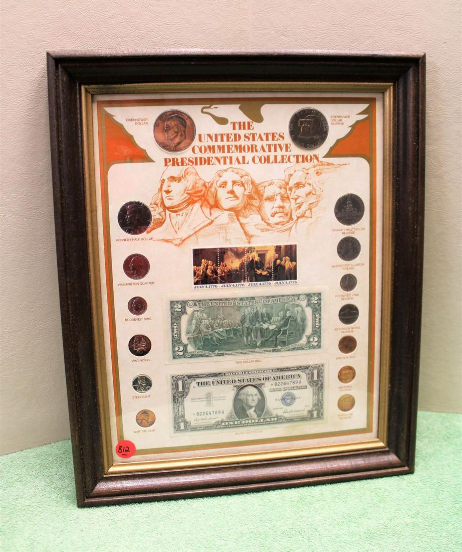 United States Commemorative Presidential Collection silver certificate $2 bill and $1 bill (1 of 5)