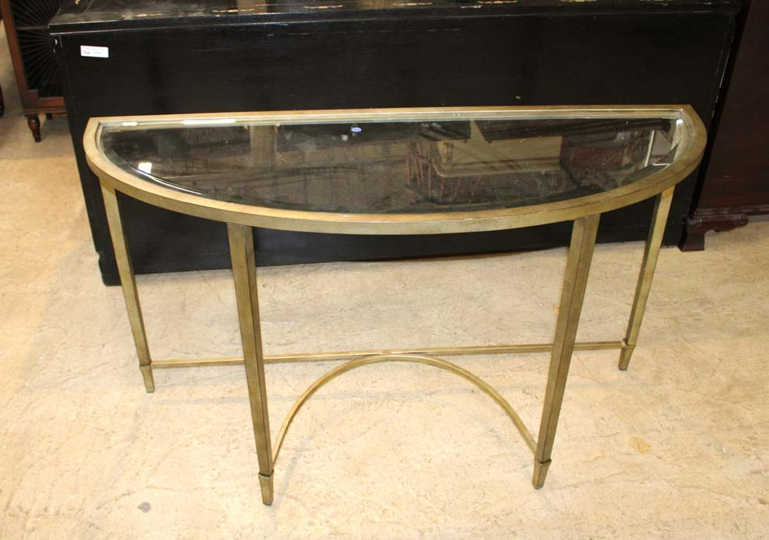 Modern design bevel glass console table (1 of 4)