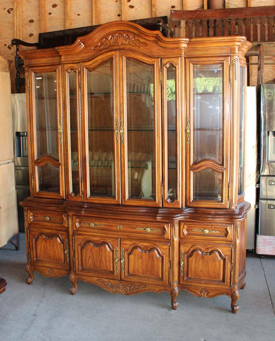 Vintage Unique Furniture 2pc breakfront (1 of 4)