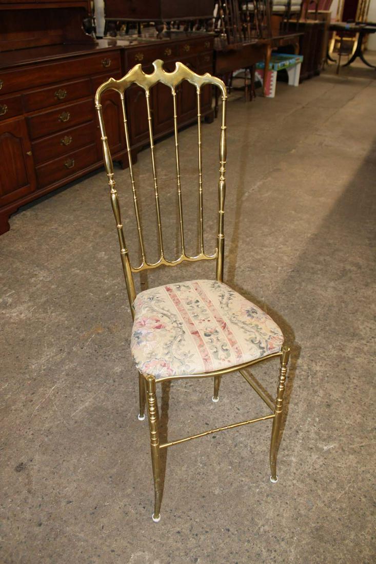 Quality solid brass vintage music chair (1 of 2)
