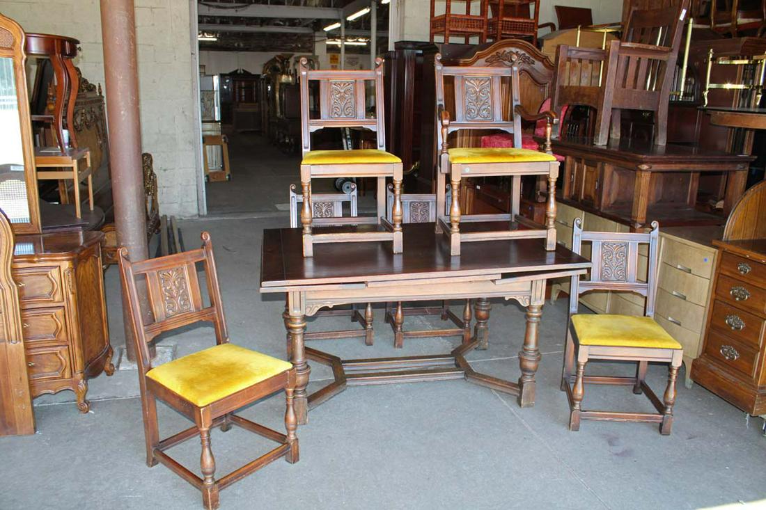 National Mt. Airy antique 7pc dining room set (1 of 8)