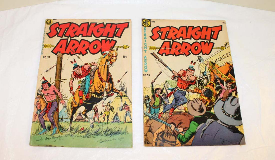 2 ME ANC "Straight Arrow" 10 cent comics (1 of 4)