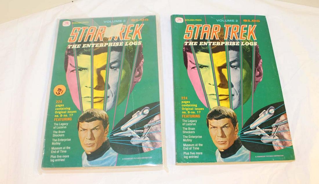 Pair of Star Trek Volume 2 log books (1 of 4)