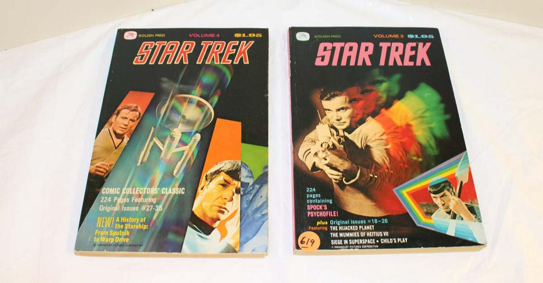 2pc Star Trek Volume 3 and 4 log books: 2pc Star Trek Volume 3 and 4 log books
