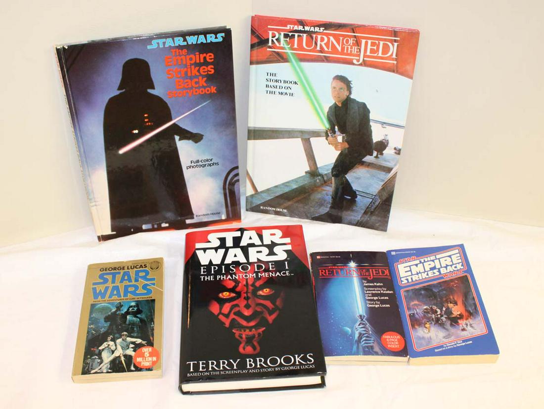 6 miscellaneous Star Wars books (1 of 3)
