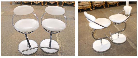 PR modern design leather style barstools (1 of 6)