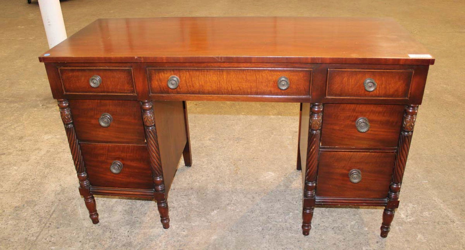 Vintage Kindel solid cherry 7 drawer vanity (1 of 5)