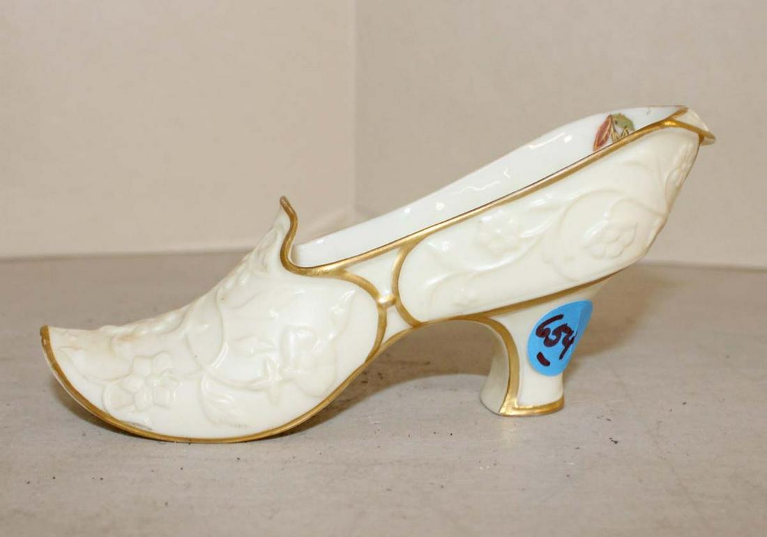 Royal Worcester porcelain shoe (1 of 7)