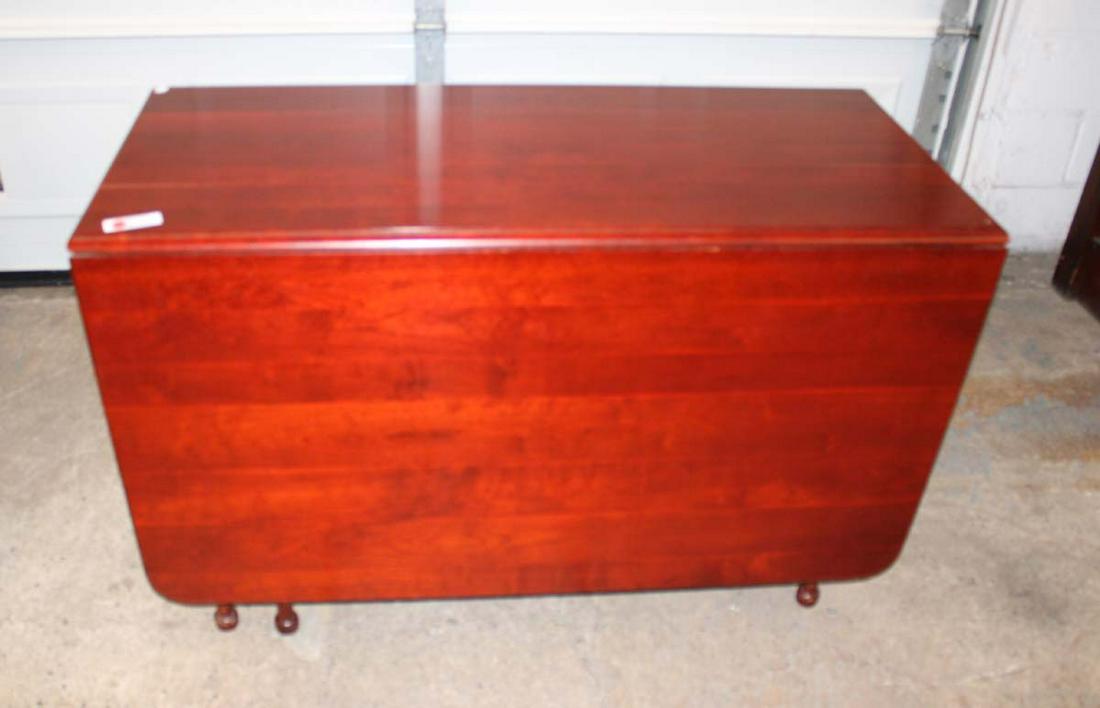 Solid cherry drop side gate leg breakfast table (1 of 5)