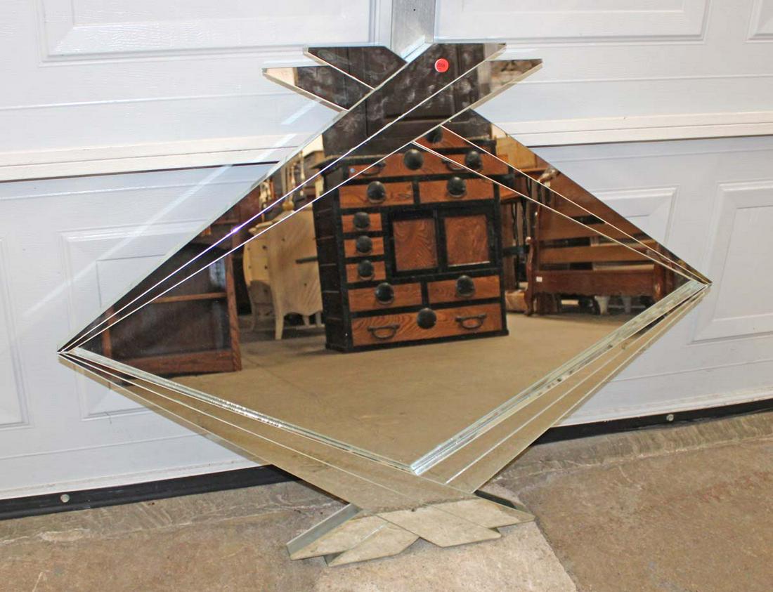 Modern design decorator mirror: Modern design decorator mirror approx. 42" w x 33" h