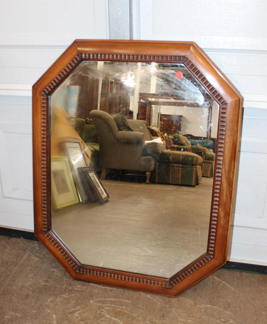 Mahogany frame decorator mirror (1 of 2)