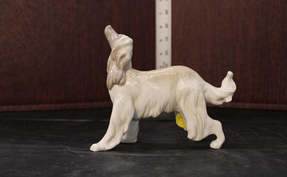 Vintage Lladro porcelain figurine of afghan hound dog (1 of 5)