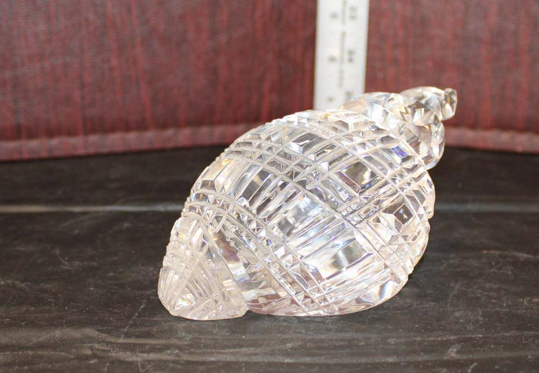 Waterford vintage lead crystal conch shell paperweight (1 of 5)