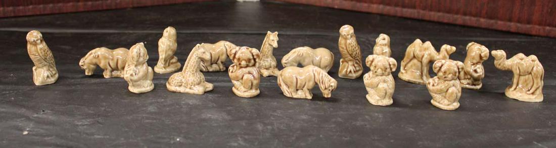(17) miniature vintage pottery various animals (1 of 3)