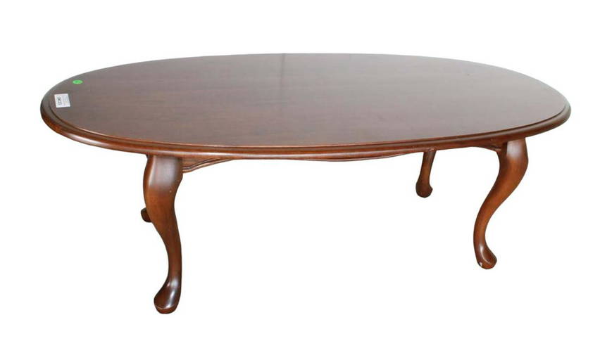 Solid Cherry Queen Anne Coffee Table