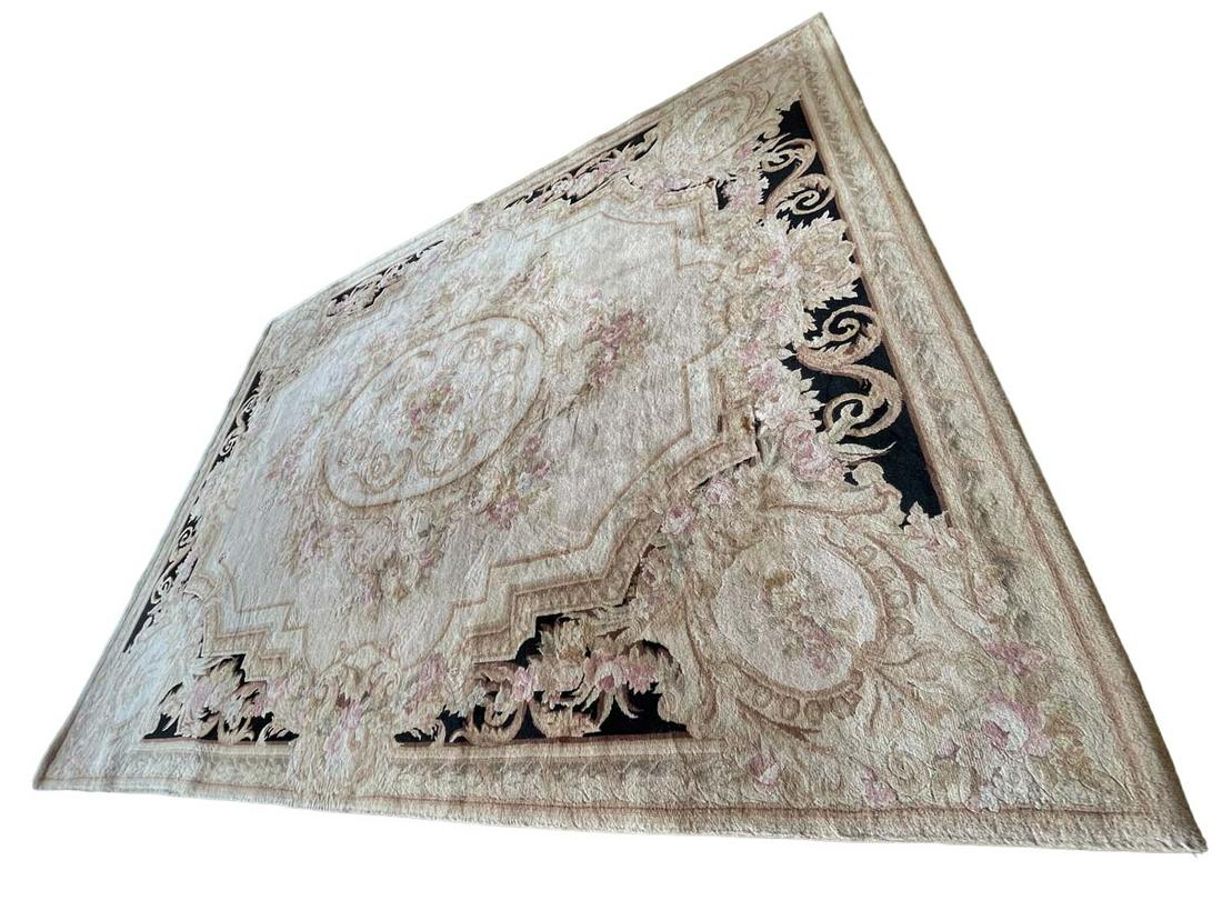 Vintage Chinese Aubusson 9' x 12' room size rug (1 of 4)