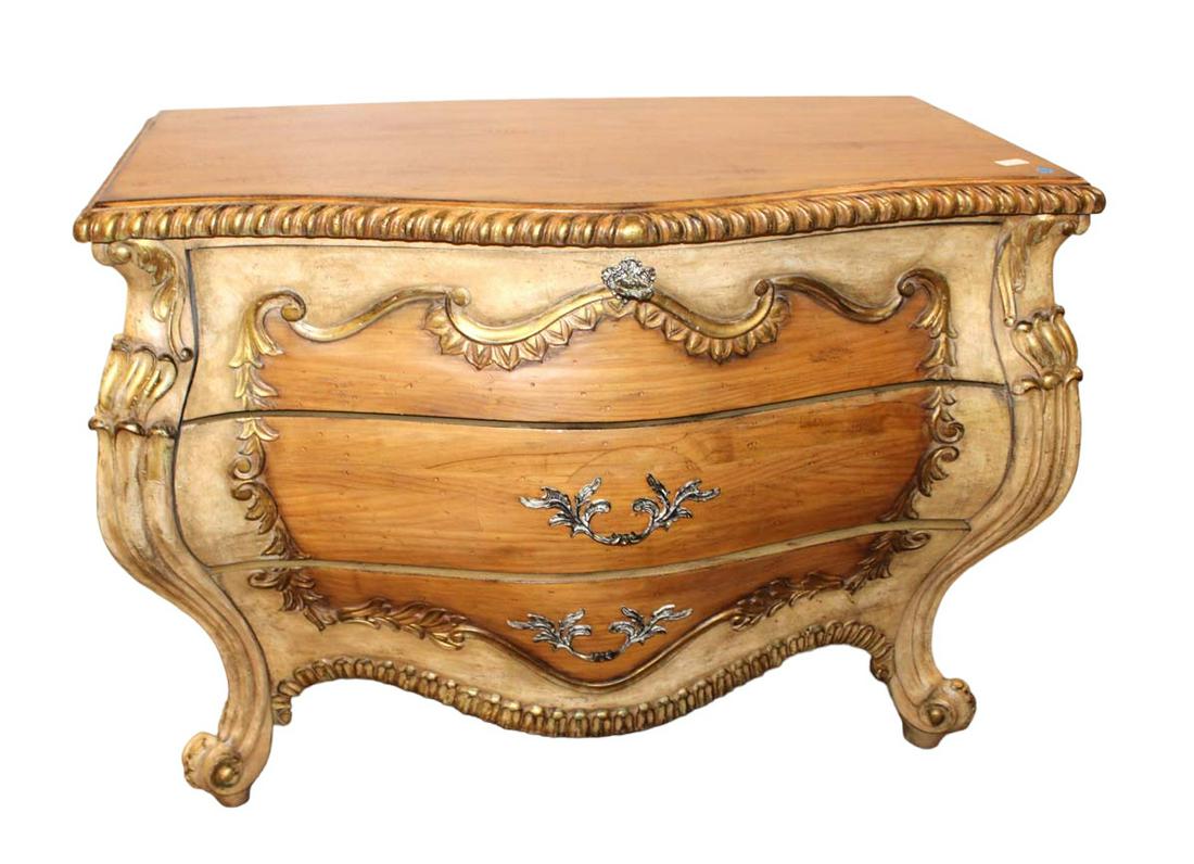 Ferguson Copeland 3 drawer carved decorator chest (1 of 6)