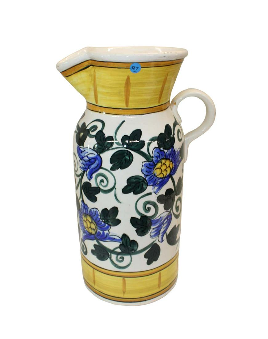 Large Spanish decorated pitcher made in Spain (1 of 6)