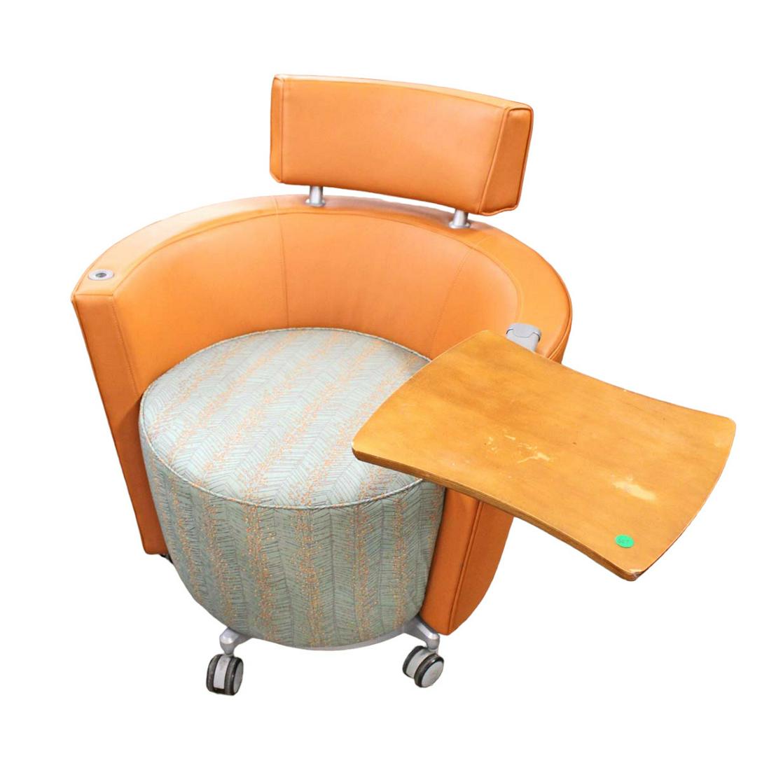 Haworth Hello Fab Mobile Lounge Chair Ultra Modern Office Work Chair