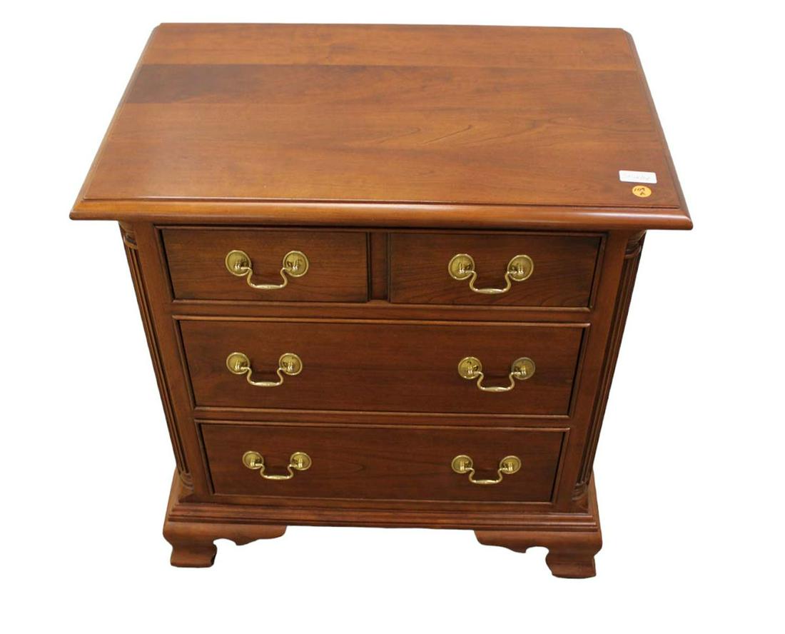 Beautiful Stickley solid cherry 3 drawer bedside night stand, structurally sound, good condition (1 of 4)