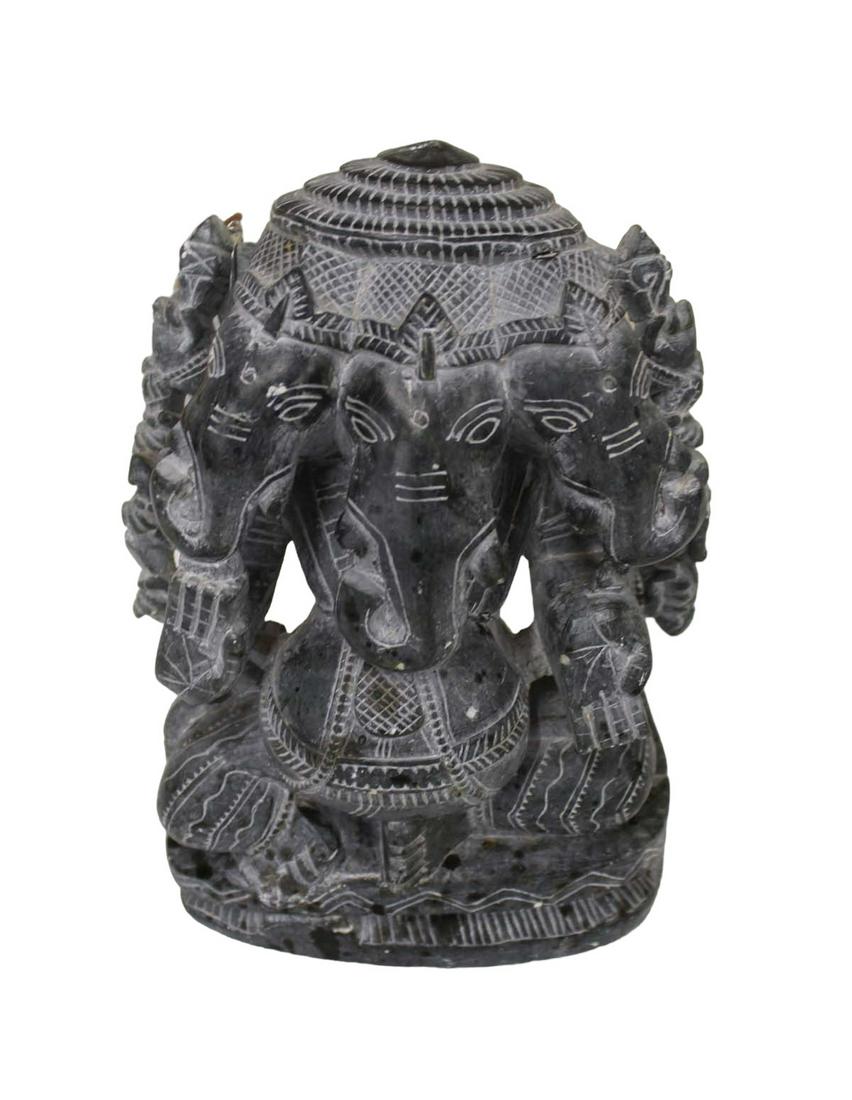 Asian stone Lord Ganesha figure statue, believed to be South to South East (1 of 4)