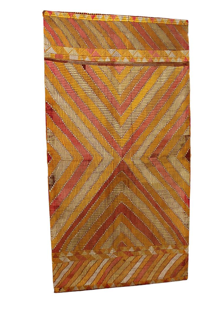 Asian womans ceremonial skirt: believed to be 19th to Early 20th Century Framed Lampung (?) Woman's (1 of 3)