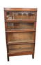Antique Globe Wernicke Barrister Bookcase, matching numbers 4 stacking, oak, original finish, breaks