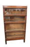 Antique Globe Wernicke Barrister Bookcase, matching numbers 4 stacking, oak, original finish, breaks