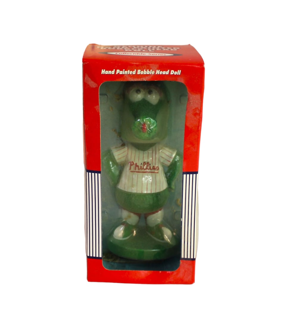 Vintage bobblehead Phillies Phanatic, mint in box (1 of 3)