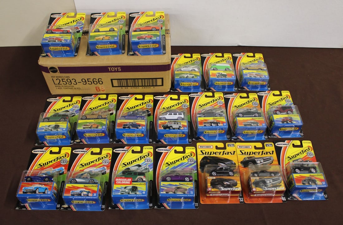 20 Super Fast MATCHBOX Cars, unopened: 20 Super Fast MATCHBOX Cars, unopened
