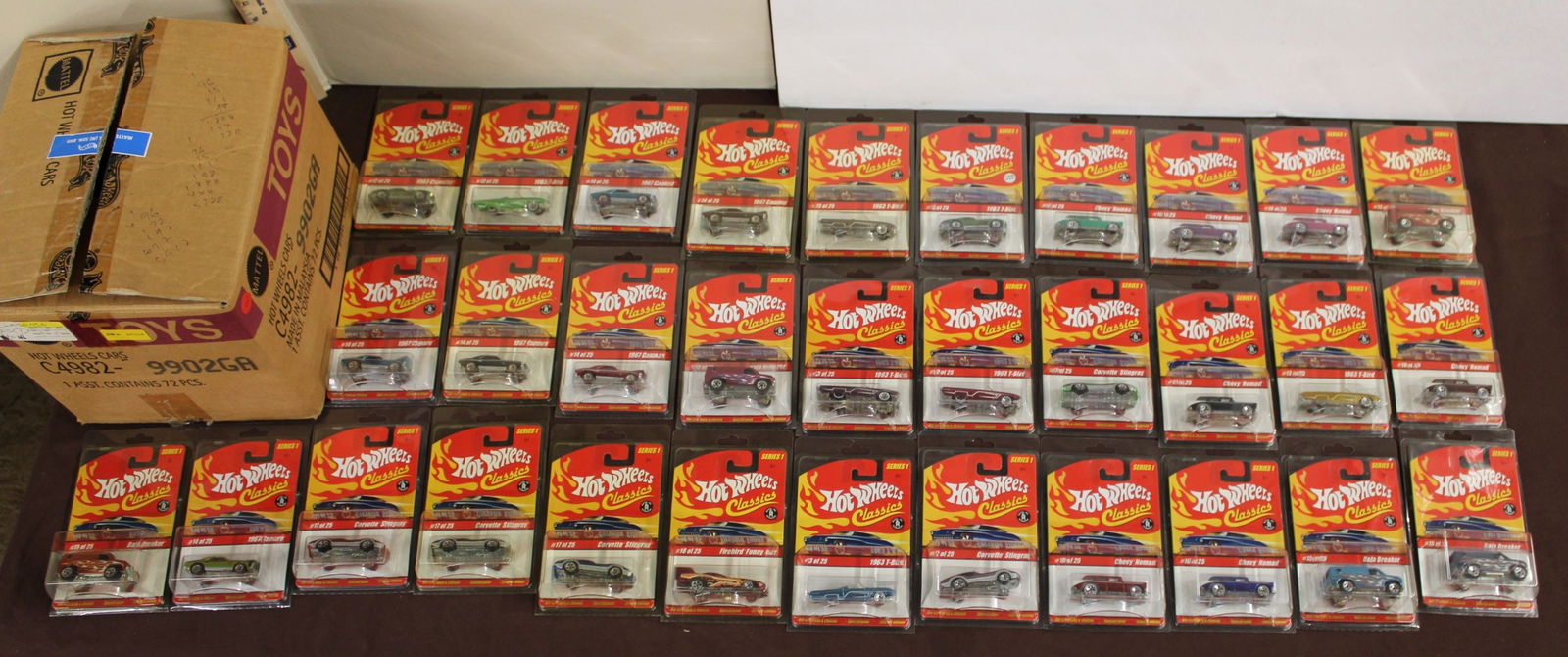 37 Hot Wheels, Classic series, unopened (1 of 6)