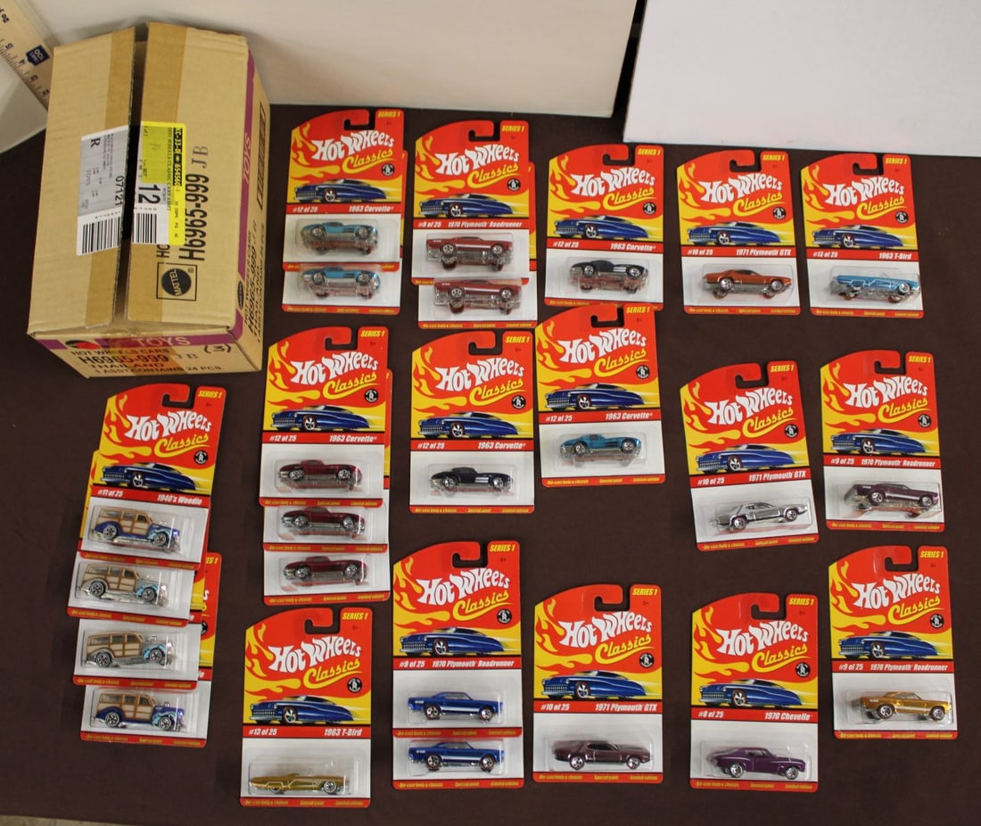 24 Hot Wheels Classic Series, unopened (1 of 3)