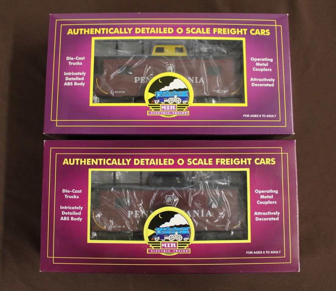 Group of 2 M.T.H. Electric Trains, Pennsylvania #478171 N-8 Caboose #20-91098 & Pennsylvania N-8 (1 of 2)