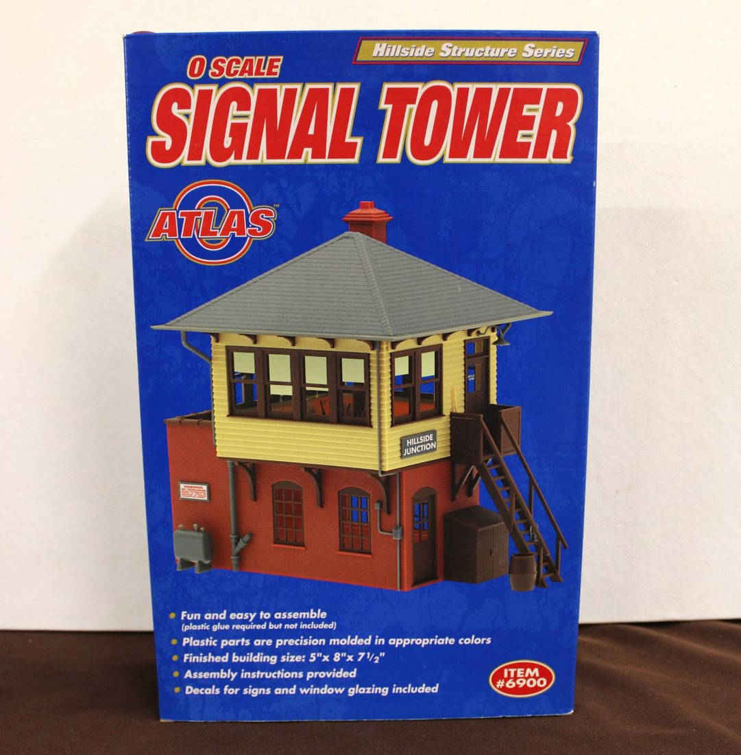Atlas Signal Tower Hillside Structure Series, Like New In Box Auction
