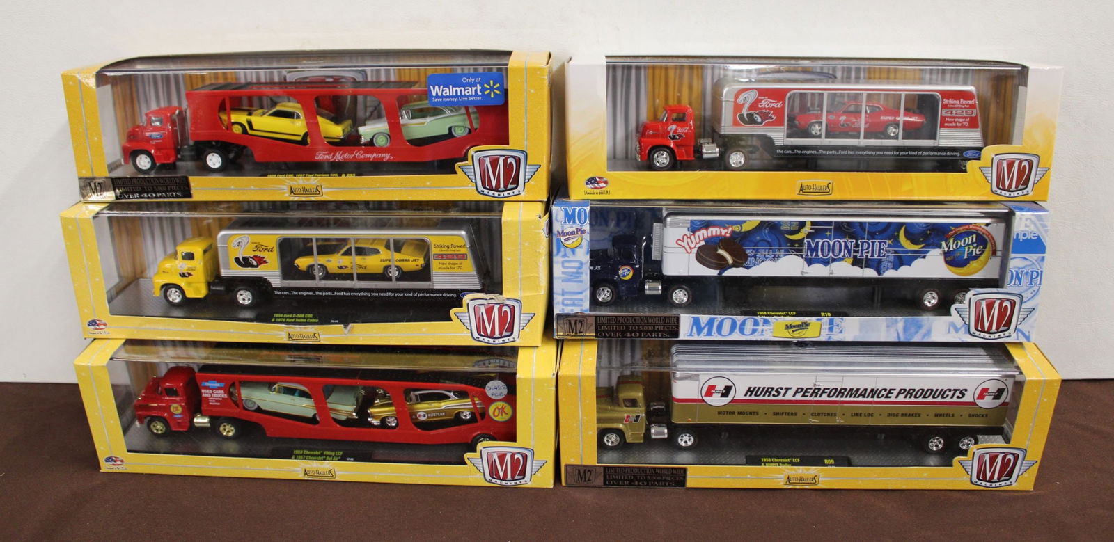 6 M2 Machines Die Cast 1:64 Car Haulers, like new in boxes (1 of 1)