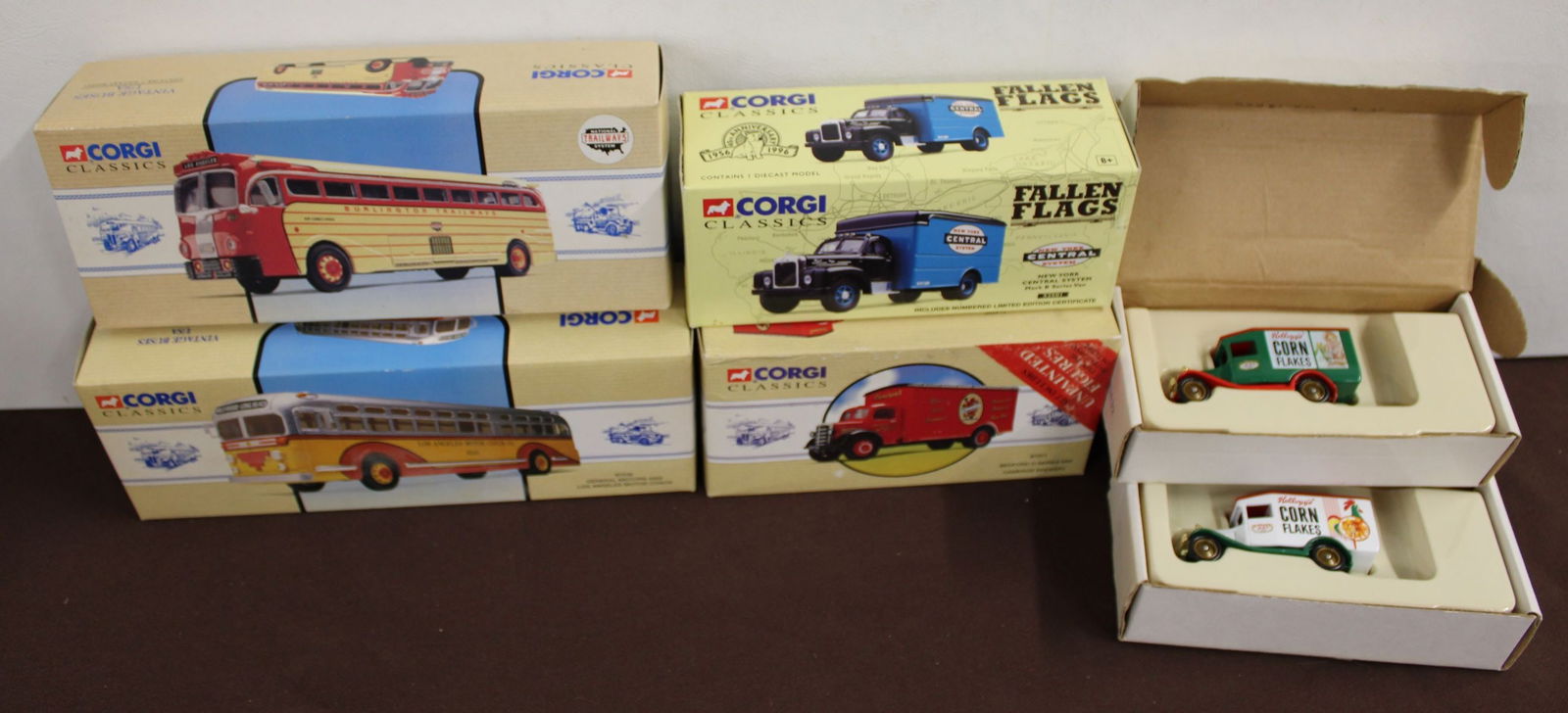 6 Corgi Die Cast Trucks and Other, like new in boxes (1 of 4)