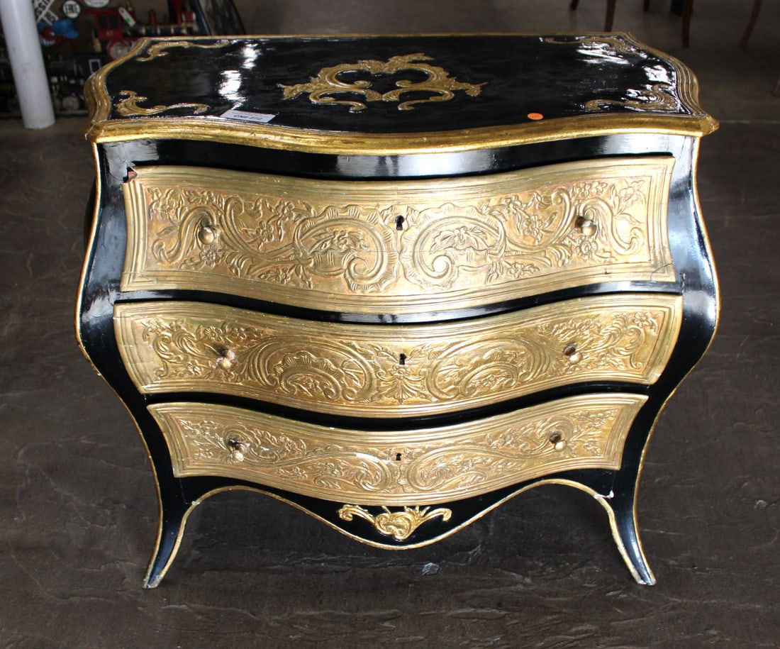 Antique Italian Paint Decorated Chest (1 of 5)