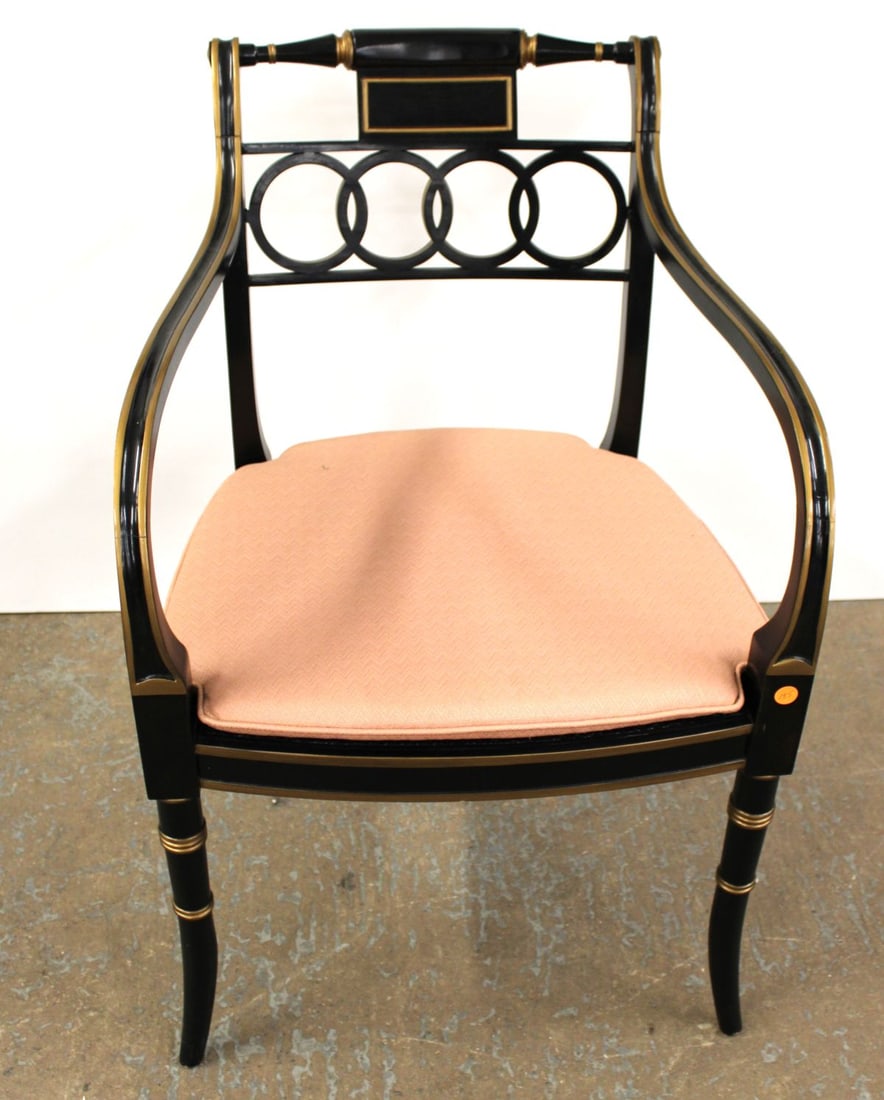 Vintage Baker Regency Style Arm Chair (1 of 5)