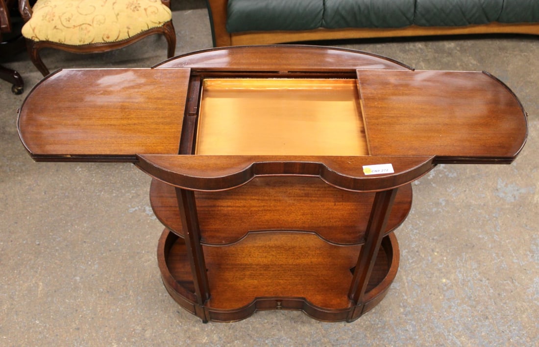 Quality Vintage 3 Tier Serving Bar Cart (1 of 8)