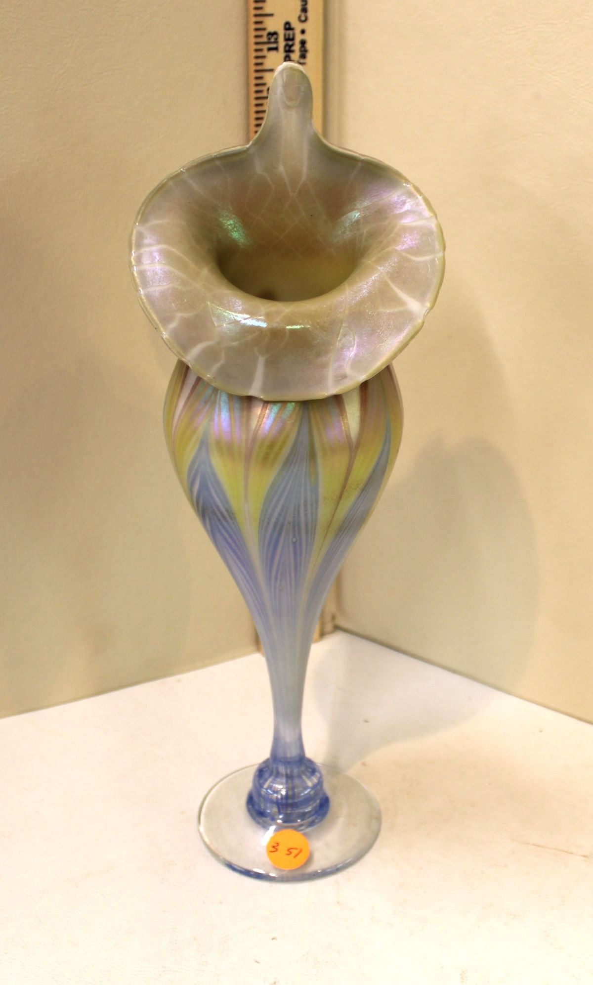 Hand blown art glass jack in the pulpit sg Vandermark (1 of 3)