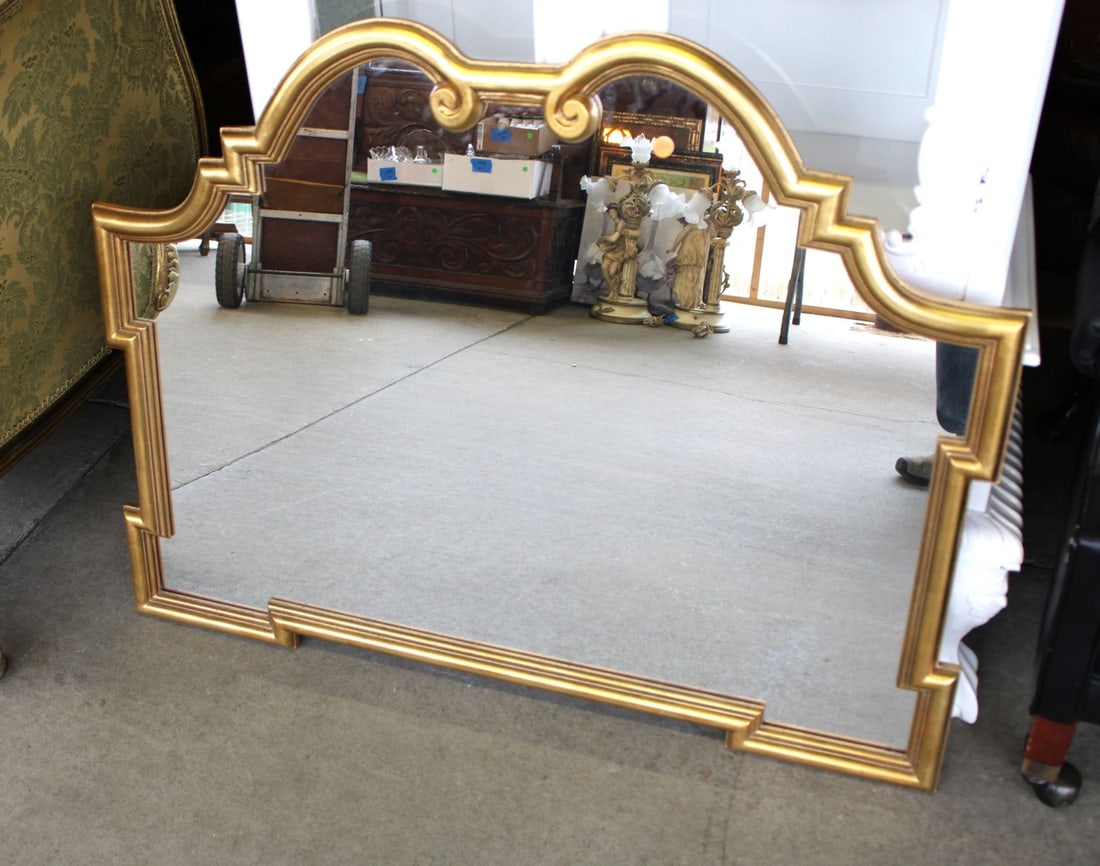 Italian style gold framed decorator mirror (1 of 1)