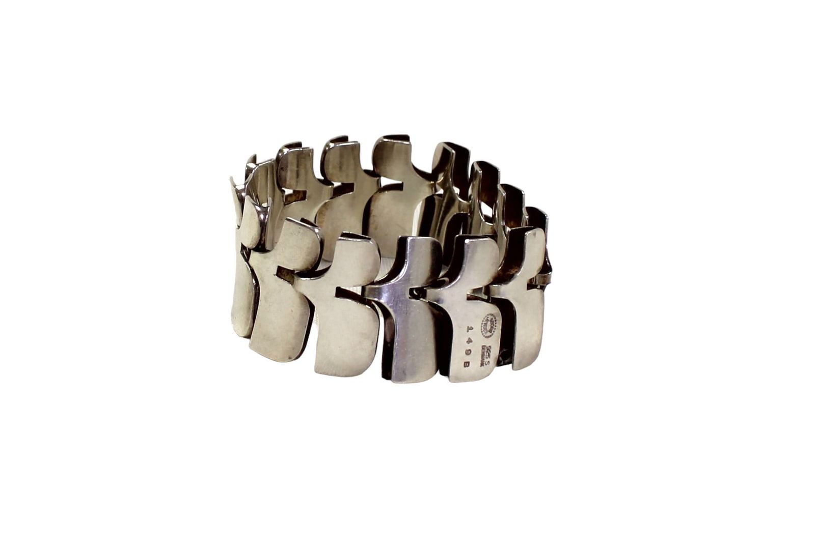 Georg Jensen bracelet, solid sterling silver, #149B - Ibe Dahlquist made in Denmark (1 of 3)