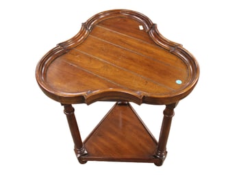 Quality solid cherry country style side table, original finish