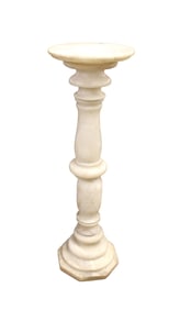 Antique marble / alabaster 4 part pedestal