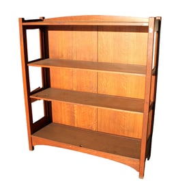 L.J.G. Stickley antique mission oak bookcase, in as found condition, needs TLC