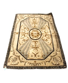 Contemporary sculptured rug  43"w x 66"l