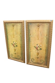 Pair decorative floral prints in frames by the Art Gallery