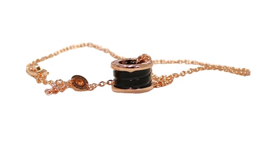 BVLGARI rose gold tone necklace approx. 18" chain