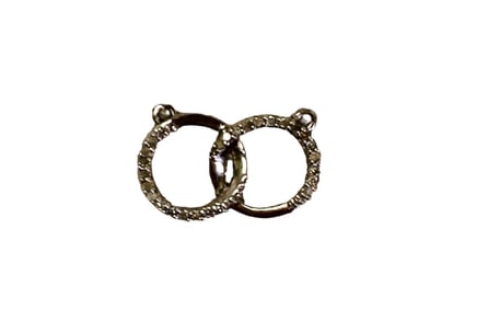 Diamond pendant in sterling